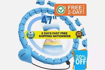 Infinity Hoop Fit Plus Size 47  Weighted Hula Hoops For Adults Weight Loss • $15.50