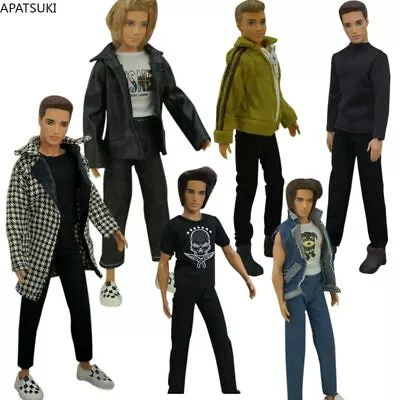 Fashion Clothes For Ken Boy Doll Coat Shirt Trousers Pants 1/6 Accessories Toys • $4.30