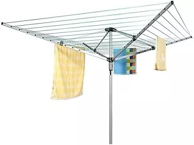 Garden 4 Arm Rotary Airer 40m Folding Outdoor Washing Laundry Drying Line • £25.49