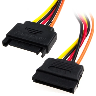 £2.66 • Buy SATA Power Extension Cable For Internal Sata Hard Drives Or SSD 25cm