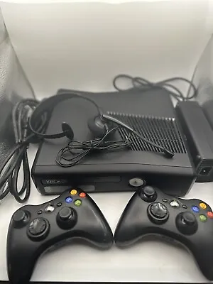 $79.99 • Buy Xbox 360 Console Slim Controller Black Video Game Console System Bundle Set Kit