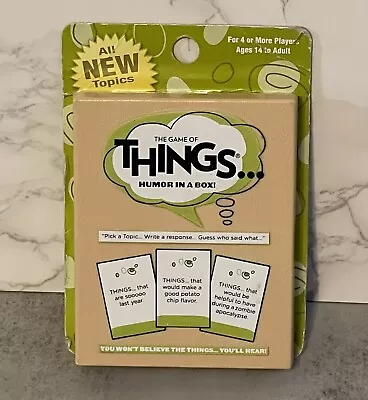 $14.98 • Buy The Game Of Things ...Humor In A Box Card Game NEW IN PACKAGING 