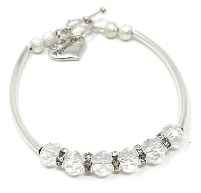 Ladies Girl Bracelet For Wedding Favour Thankyou Gift Bridesmaid Jewellery • £4.45