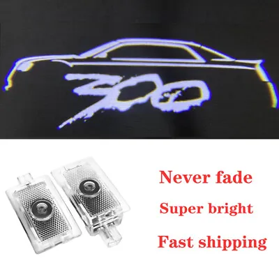 2X LED HD Door Courtesy Lights Shadow Laser Projector For Chrysler 300 2005-2021 • $24.95