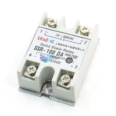 SSR-100 DA Single Phase DC To AC Solid State Relay AC 24-380V✦Kd • $5.59