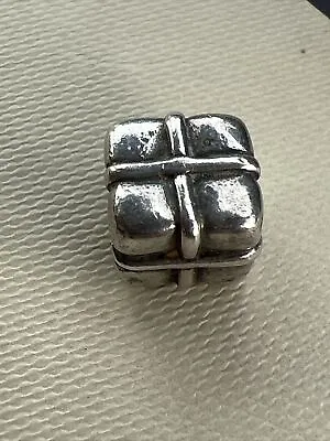 Genuine Pandora Silver Present Charm 790300 Authentic Pandora S925 ALE • £8