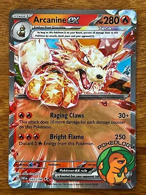 Arcanine EX | 032/198 | Scarlet & Voilet | FULL ART | MINT | Pokemon Card • $3.80