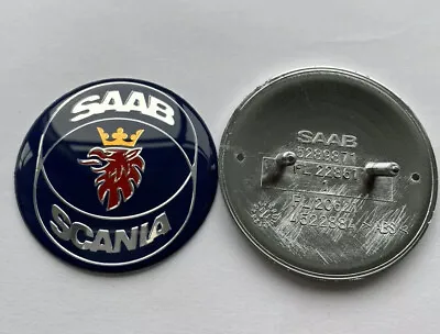 Saab Scania 9-3 9000 900 Resin Front Hood Bonnet Badge 50mm New Part • £9.99