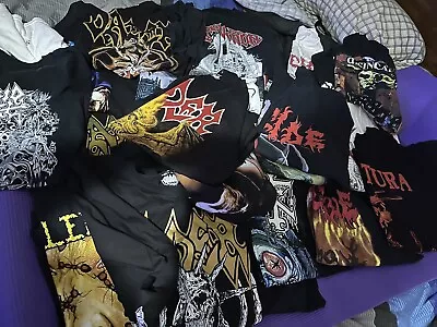 Huge Death Metal Shirt Lot Of 27 DeicideVaderMorbidObituary + Large Read Desc • $400