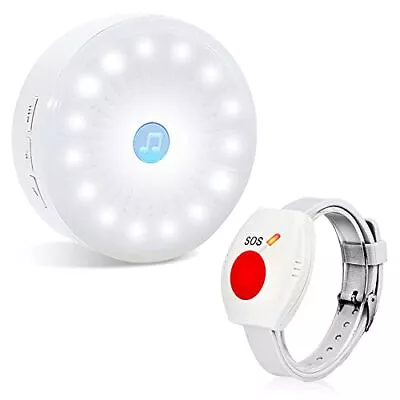 Wireless Personal Alarm For Elderly- Caregiver Pager Emergency Call Bell • £34.99