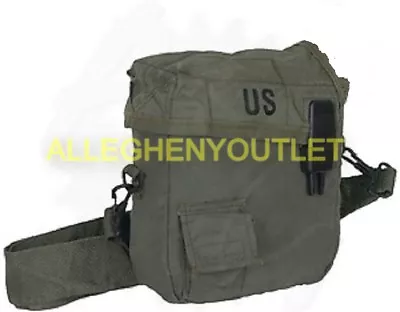 US Military 2 Quart OD Canteen Cover W Sling Strap For 2 QT Canteen Bladder MINT • $20.90