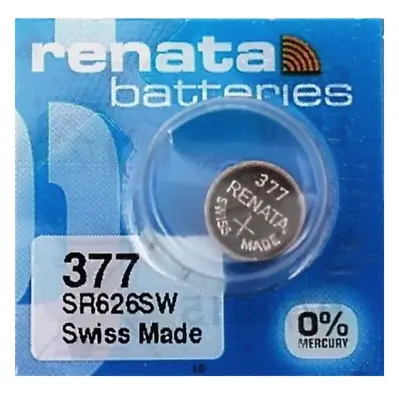 1 X Renata Sr626sw 377 Silver Oxide 1.55v Watch Battery Batteries • $3.45