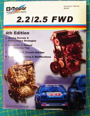 Mopar Performance 2.2/2.5 Racing Secrets 4th Edition • $74.99