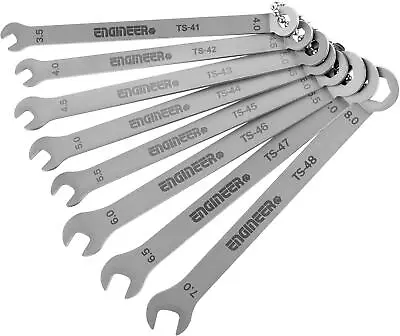 Engineer Mini Spanner Set TS-04 Stainless Steel Ultra Thin Tool Made In Japan • $38.98