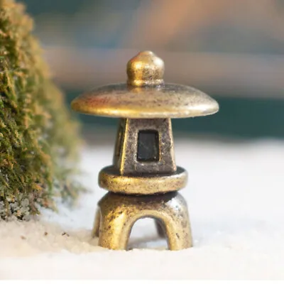  3 Pcs Mini Pagoda Small Garden Decor Japanese Lantern Fairy Accessories Desktop • $11.62