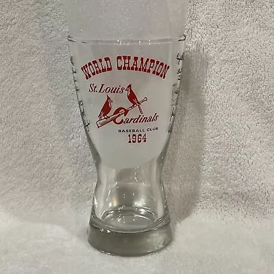 VINTAGE St. Louis Cardinals 1964 World Champions Facsimile Autographed Glass!! • $29.99