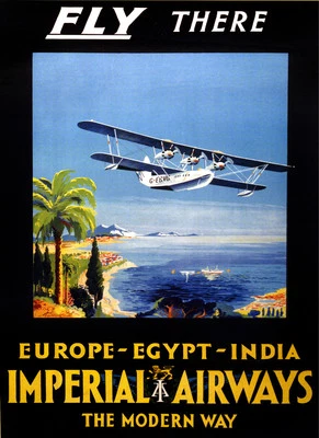 $60 • Buy Aviation Sky Poster.British Travel.Room Art Decor Home Interior Design.1023i