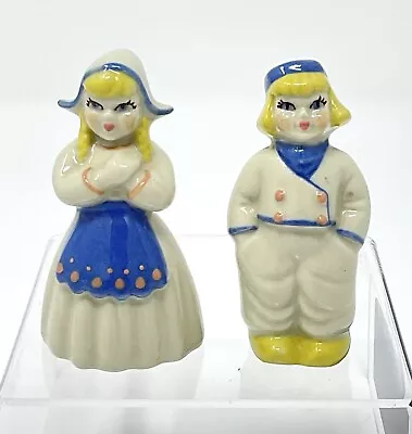 Ceramic Arts Studio Wee Dutch Boy & Girl Couple • $19