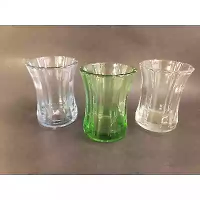 Vintage Set Of 3 Glass Votive Candle Holders Southern Living Handmade In Mexico • $17.50