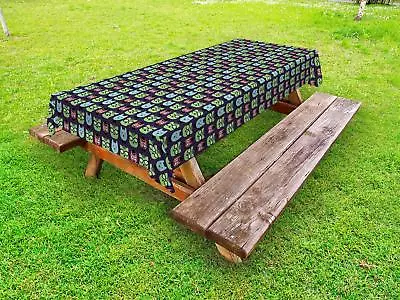 Geek Outdoor Picnic Tablecloth In 3 Sizes Washable Waterproof • $40.99