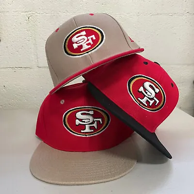 $26.95 • Buy San Francisco 49ers Snap Back Cap Hat SF Embroidered Adjustable Flat Bill