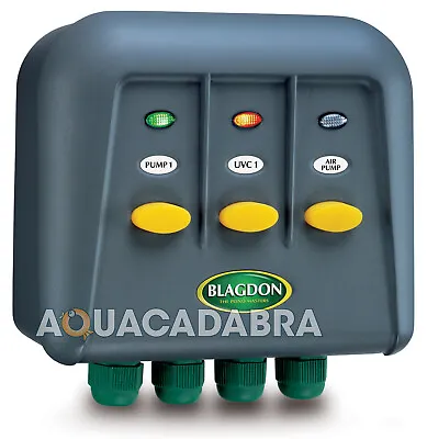 £43.99 • Buy Blagdon Garden Powersafe 3 Way Ps3 Pond Triple Outlet Switch Box Fish Koi Plug