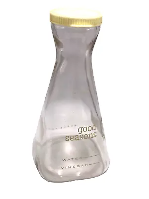 Good Seasons Vintage Glass Bottle Salad Dressing Shaker Cruet Mixer 1970s • $6.80