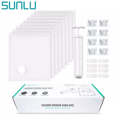 SUNLU 3D Printer Filament Vacuum Storage Kits 8PCS Sealing Bags Remove Moisture • $17.99