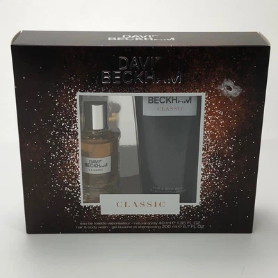£14.99 • Buy CLASSIC 40ml EAU DE TOILETTE SPRAY & 200ml SHOWER GEL GIFT SET BY DAVID BECKHAM