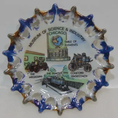 Museum Of Science And Industry Chicago Illinois Souvenir Wall Plate Hanging RARE • $19.99