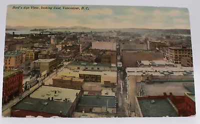 Vintage Postcard. Bird’s Eye View East Vancouver B.C. Posted 1912 • $4.49