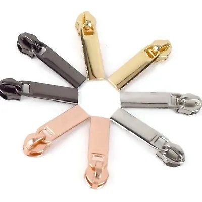 Decorative No3 Zip Slides For Nylon Coil Zipper Pulls For Continuous #3 Zips • £2.40