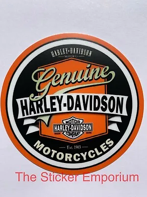 $5.95 • Buy Harley Davidson Motorcycle Vintage Style Sticker Truck Toolbox Helmet 3M Decal