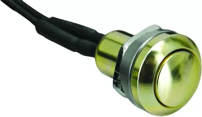 HardDrive Mini Push Button Switch Gold For 1” Bars Harley Davidson 370339 • $11.66