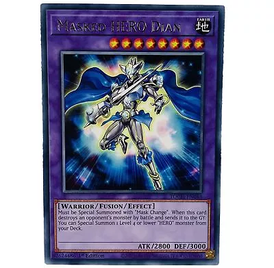 YUGIOH Masked HERO Dian TOCH-EN046 Rare Card 1st Edition NM-MINT • $1.84