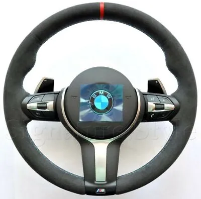Heated BMW Alcantara Performance M Sport Steering Wheel F30 F31 F20 X1 X3 X5 X6 • $1448.38
