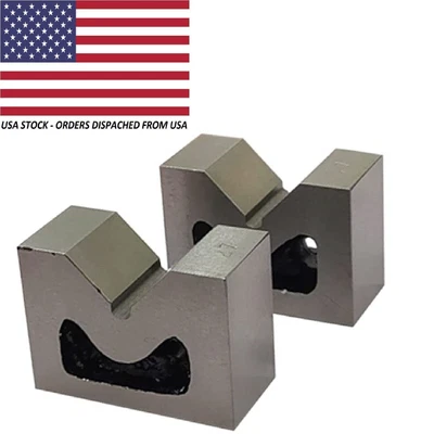 $26.65 • Buy Assorts Seasoned Caste Iron V Block Pair