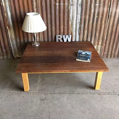 SALE XL Vintage School Science Lab Bench Coffee Table Industrial Retro Rustic • £67.50