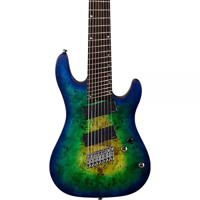 Cort KX Series 8 String Multi-Scale Electric Guitar Mariana Blue Refurbished • $923.99