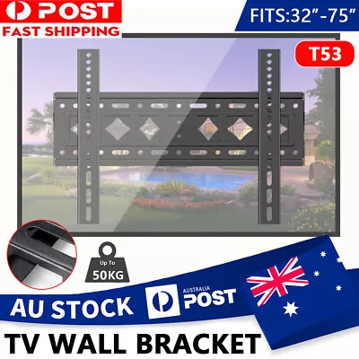 $20.59 • Buy TV WALL BRACKET MOUNT SLIM FOR 32 40 42 55 63 70 75INCH TV Plasma LCD LED AU