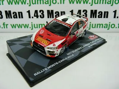 RMIT16 1/43 IXO Rallye Monte Carlo: 2014 MITSUBISHI LANCER EVO X Rendina #33 • $16.09