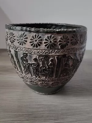 Vintage (Rare) Greek Art Pottery Made In Greece  4.5  Tall • $45