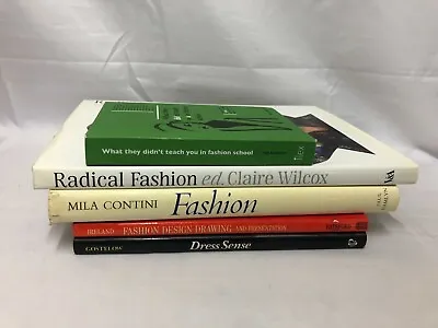 5x Fashion Books Fashion Design Drawing Radical Fashion Ed. Claire Wilcox  • £20