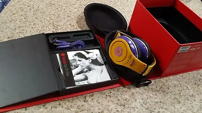 Beats By Dr Dre Beats Studio 1.0  Wired Over Ear Headphone Lakers Collection • $315