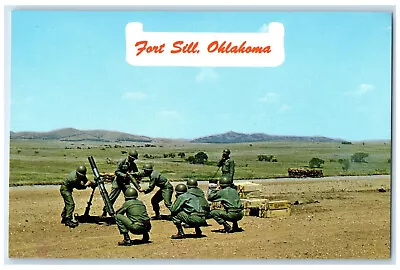 C1960's 4.2 Mortar Cannon Fort Sill Oklahoma OK Vintage Unposted Postcard • $16.95