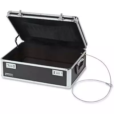 Vaultz Locking Storage Box 19.5x7x13.5inches Black VZ00323 Combination Lock Safe • $33.83