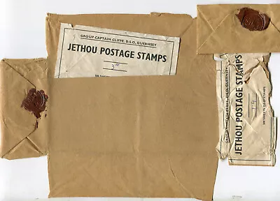 £4.99 • Buy 1963 Wrapper Jethou Postage Stamps Group Captain Cliffe (tenant Of Jethou)