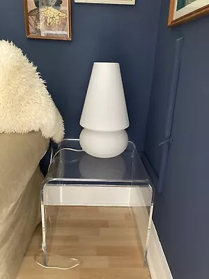 £27 • Buy Mid Century Vintage Space Age Style Glass Mushroom Lamp 