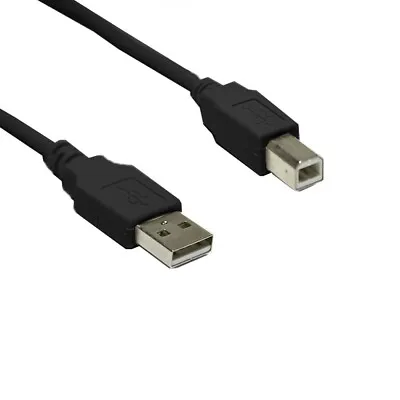 $5.90 • Buy 2m USB 2.0 A Male To B Male Data Cable For Laptop PC Printer Scanner HDD Reader