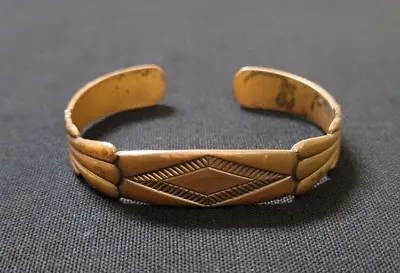 Vintage Southwestern Bell Trading Post Copper Cuff Bracelet • $15